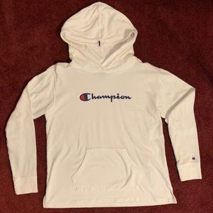 Champion lighweight hoodie (womens Small)
